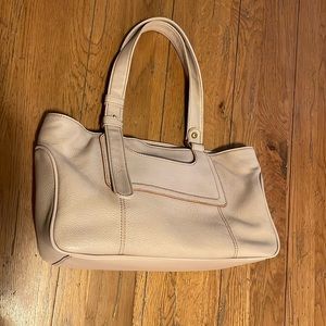 Hobo International Autry Satchel in pale pink pebbled leather